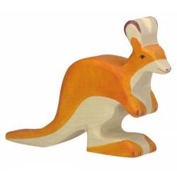 Kanguro pequeño - Animal de madera