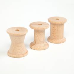 3 Carretes de madera
